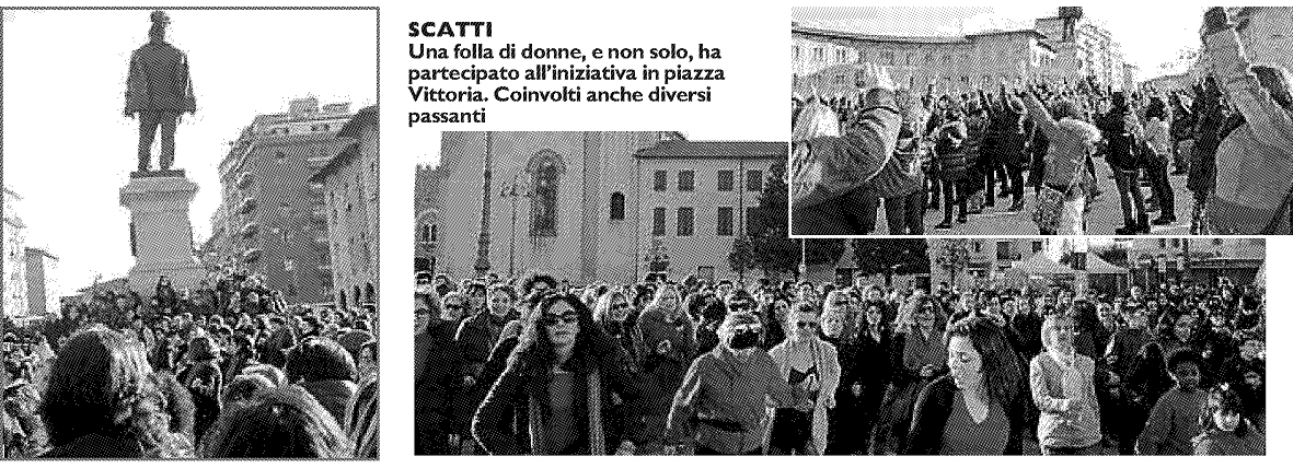 Il Flash mob del V’Day 2013 su La Nazione di Pisa