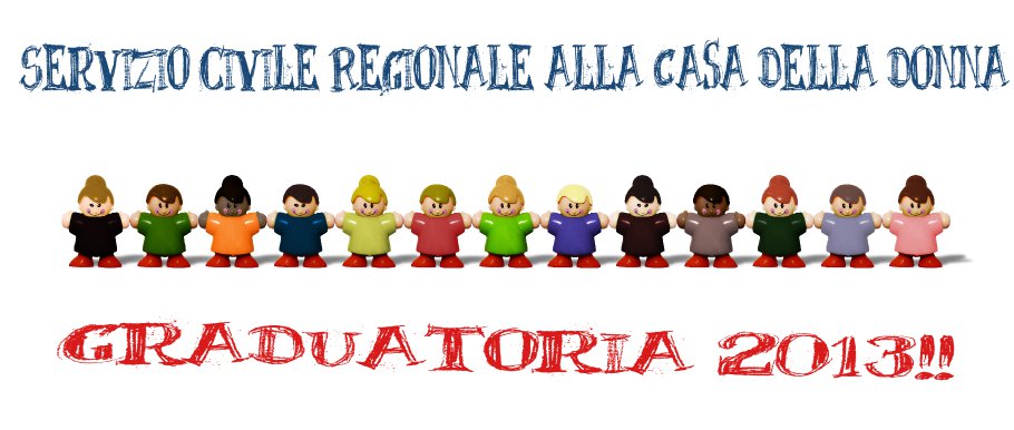 GRADUATORIA VOLONTARIE SERVIZIO CIVILE REGIONALE PROGETTO “VALORIZZARE LE DIFFERENZE E PROMUOVERE CITTADINANZE”