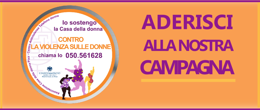 Campagna IO SOSTENGO LA CASA DELLA DONNA CONTRO LA VIOLENZA SULLE DONNE