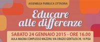 24 gennaio 2015: Assemblea pubblica cittadina “Educare alle Differenze”