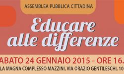 24 gennaio 2015: Assemblea pubblica cittadina “Educare alle Differenze”
