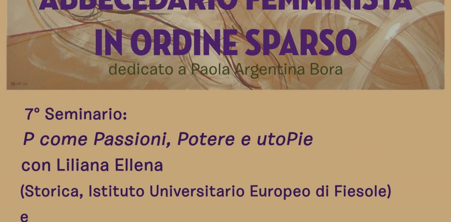 7°seminario del Ciclo “Abbecedario Femminista in ordine sparso”