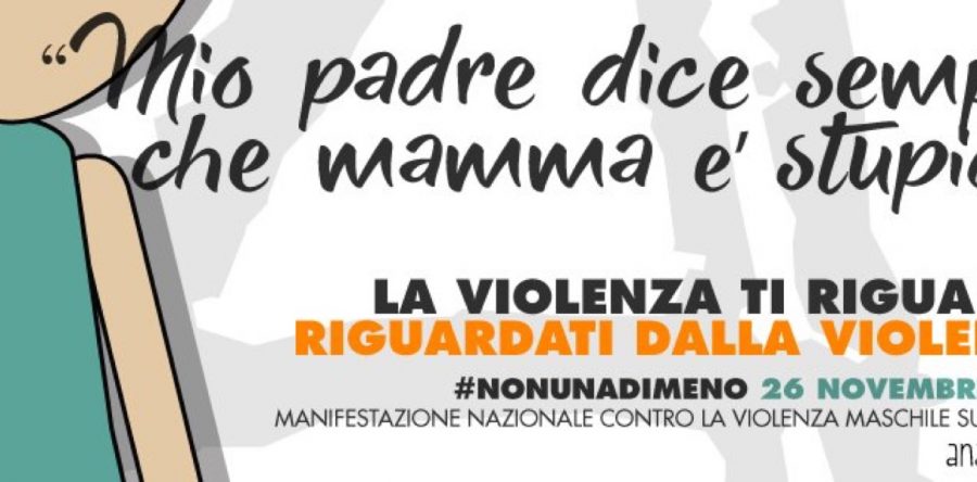25 novembre: flash mob “Non una di meno – Facciamo luce sulla violenza”