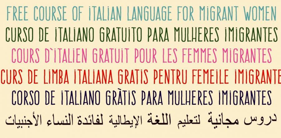 Aperte le iscrizioni al corso gratuito di italiano per donne migranti