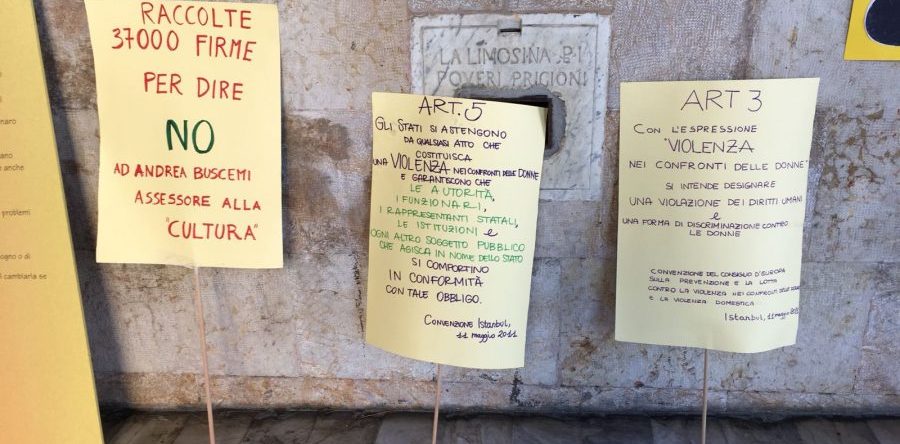 Caso Buscemi, torna la protesta e approda a Bruxelles