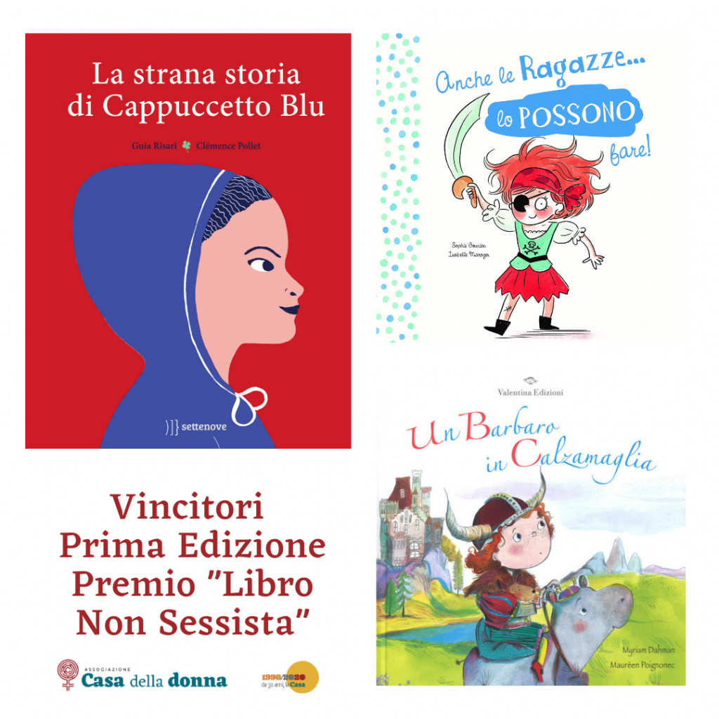 copertine libri premio Libro non sessista