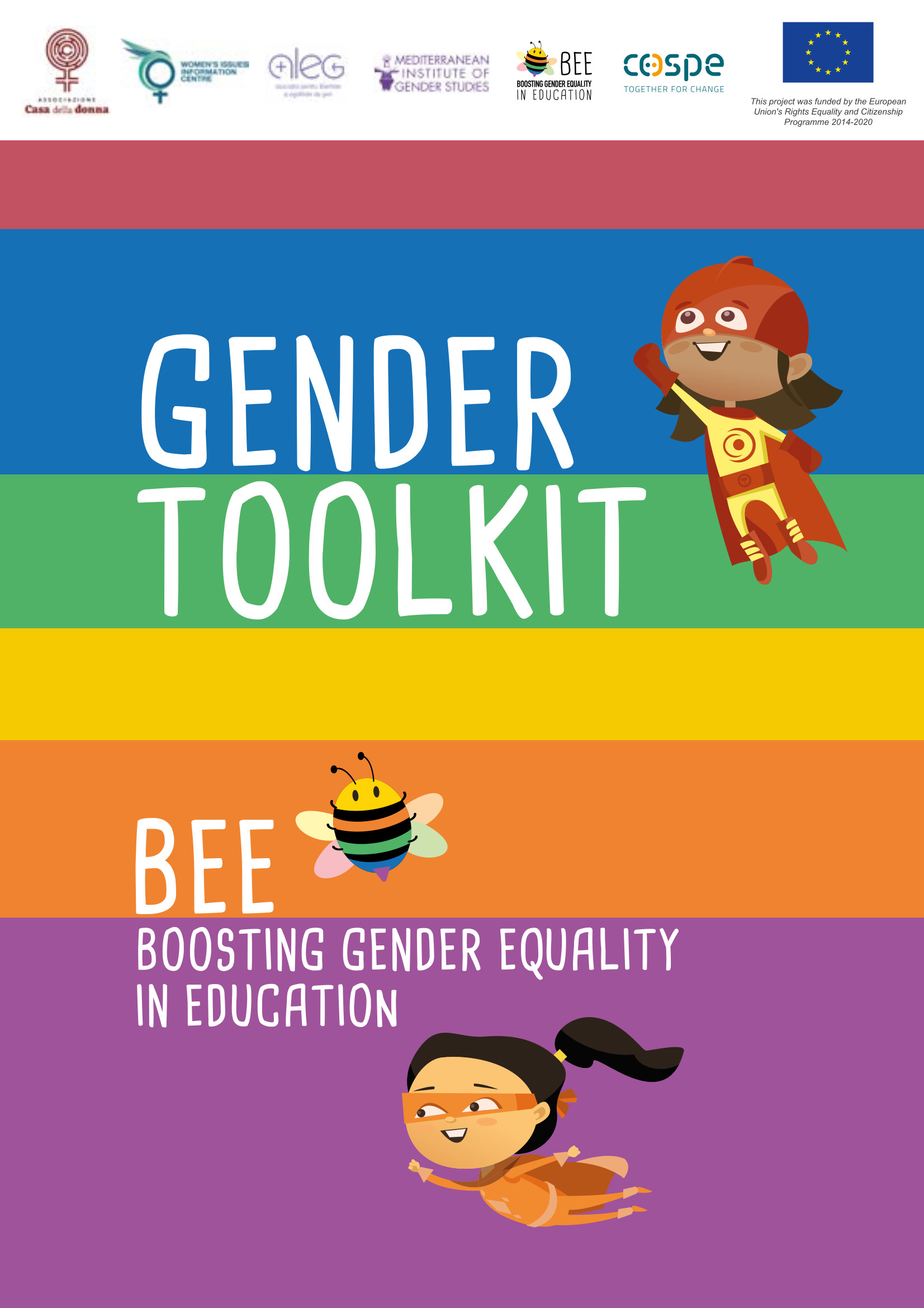 Copertina Gender Toolkit del progetto BEE