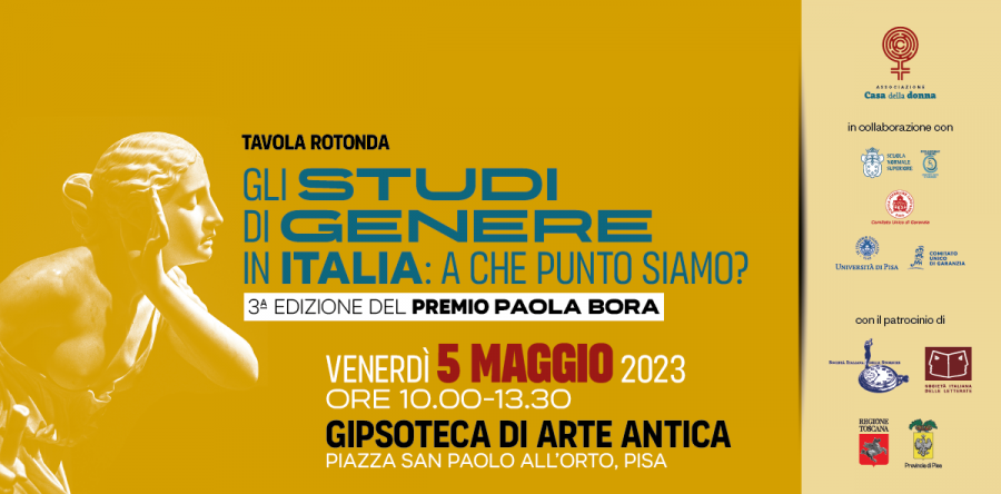 Gli studi di genere in Italia: a che punto siamo? Tavola rotonda per il Premio Paola Bora