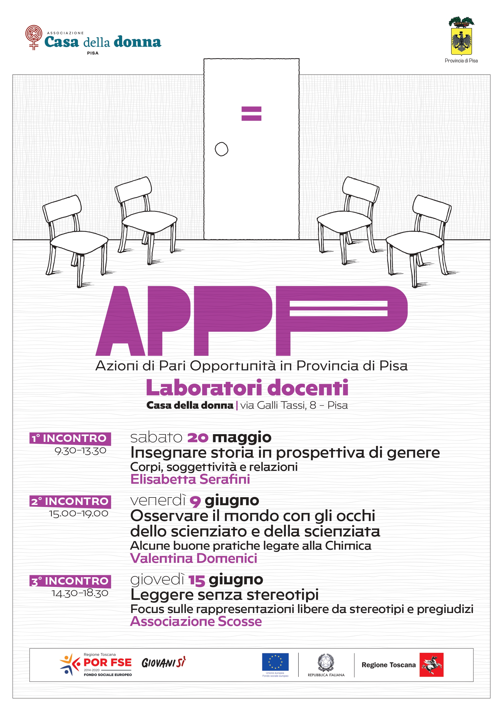 Locandina laboratori docenti progetto APPP