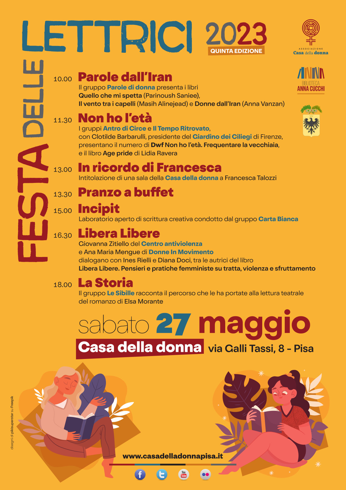 Locandina Festa delle lettrici