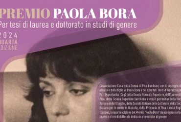 Quarta edizione del Premio “Paola Bora”: scadenza 30 aprile 2024