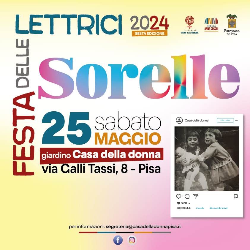 Sorelle. Sesta edizione della Festa delle lettrici