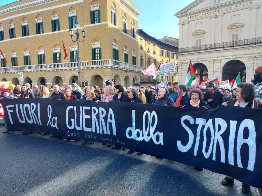 Manifestazione a Pisa contro il genocidio a Gaza