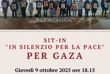 Per Gaza: continuano i presidi in Largo Menotti