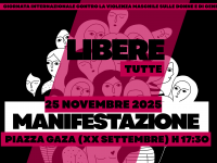Libere tutte – 25 novembre manifestazione cittadina