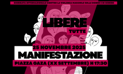 Libere tutte – 25 novembre manifestazione cittadina