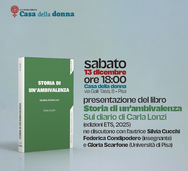 “Storia di un’ambivalenza. Sul diario di Carla Lonzi” presentazione del libro