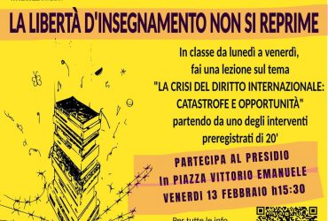 La libertà di insegnamento non si reprime