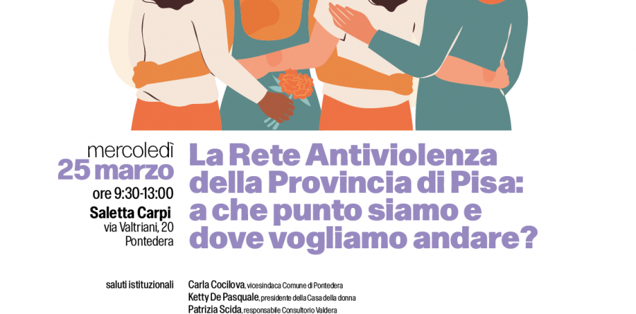 La Rete Antiviolenza della Provincia di Pisa: a che punto siamo e dove vogliamo andare?