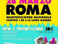 28 marzo a Roma: manifestazione nazionale “NO KINGS”: perché vogliamo dire NO ai RE e alle loro GUERRE!