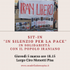 In silenzio per la pace: solidarietà al popolo iraniano