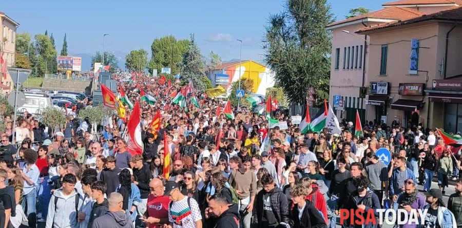 Pro Pal denunciati a Pisa, solidarietà