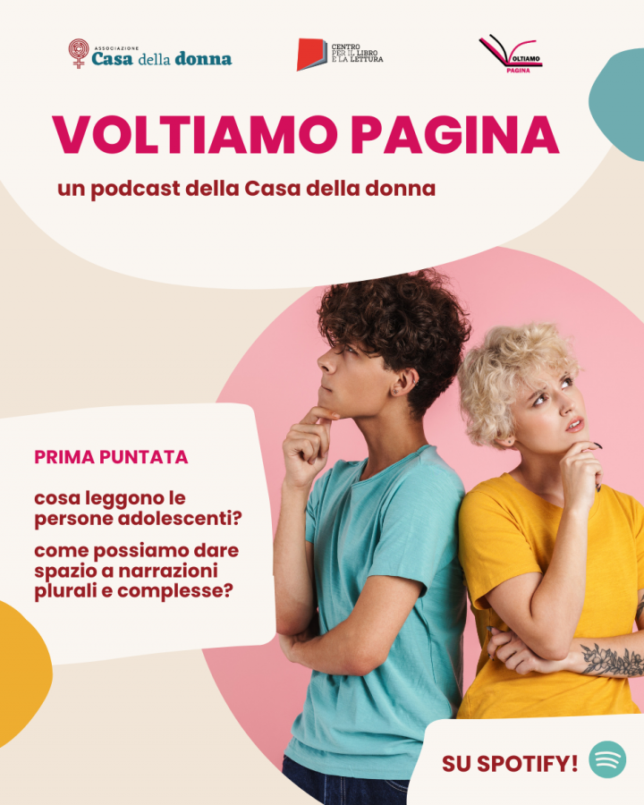 Terza puntata del podcast di “Voltiamo pagina!”: Alzare la voce