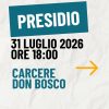 Presidio davanti al carcere Don Bosco