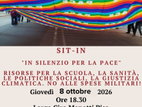 In silenzio per la pace: 8 ottobre alle 18:30 in Largo Ciro Menotti